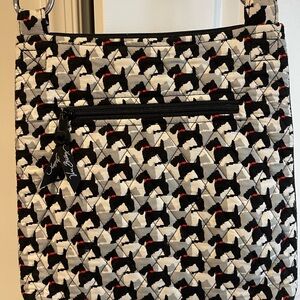 Vera Bradley Crossbody excellent condition Scottie dog  pattern